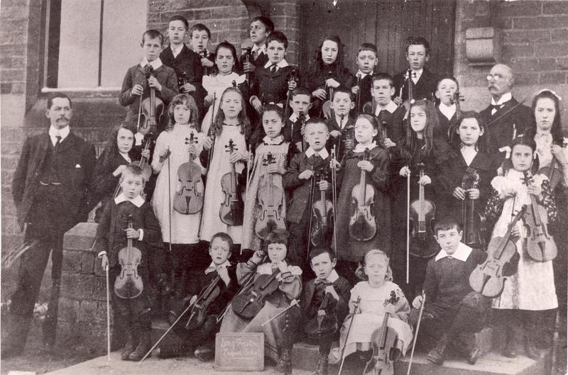 Long Preston School Orchestra 1906.jpg - Long Preston School Orchestra 1906  ( See next slide for key to names. ) 